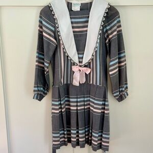 Vintage Pollyanna style long sleeve dress from 1980’s